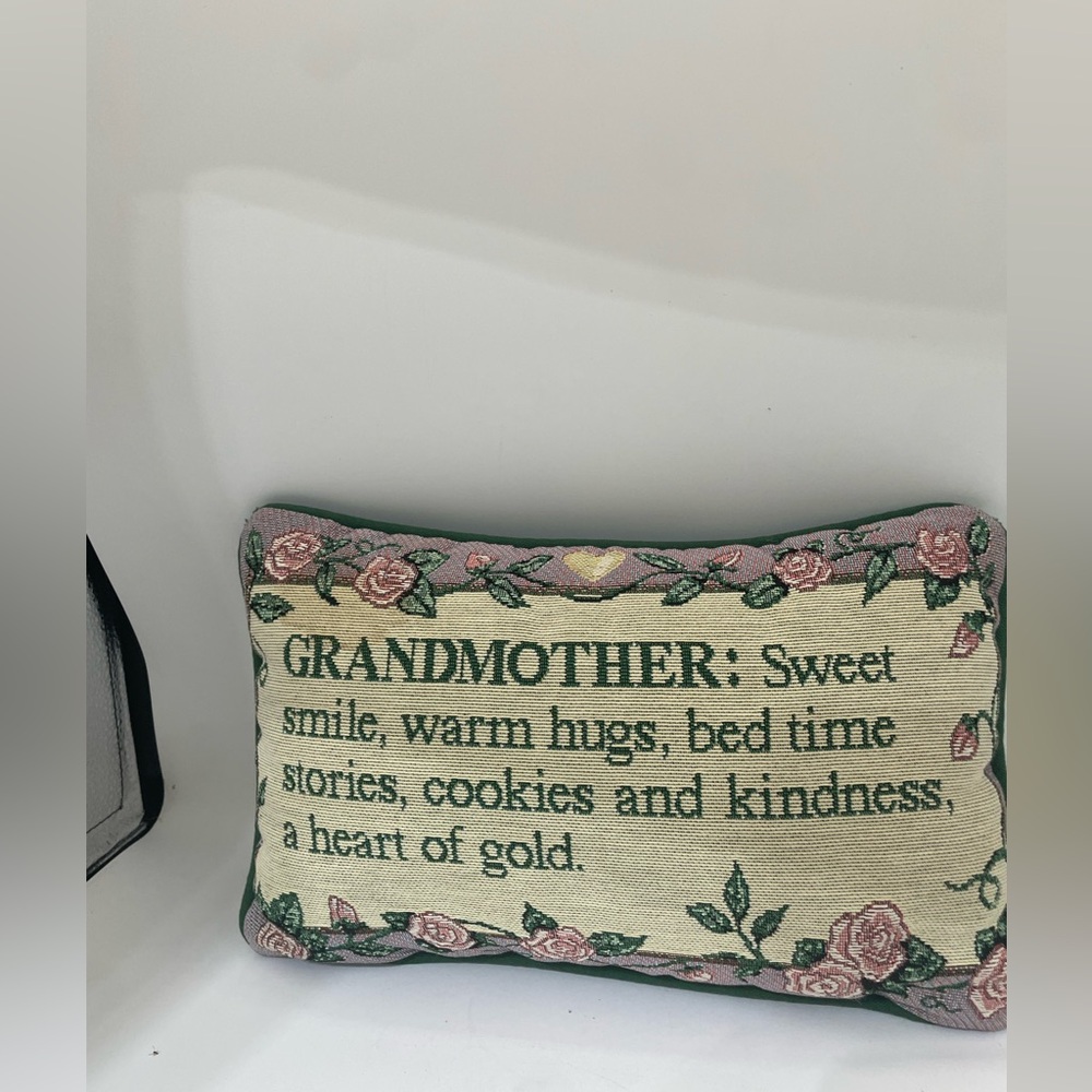 Floral Grandmother Decorative vintage throw  Pillow